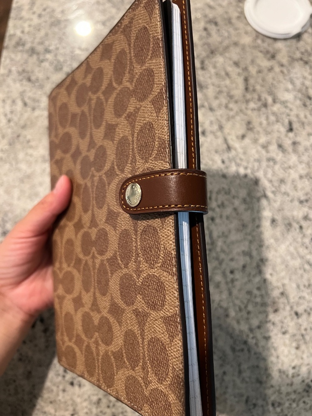Coach notebook in signature canvas - Picture 6 of 10